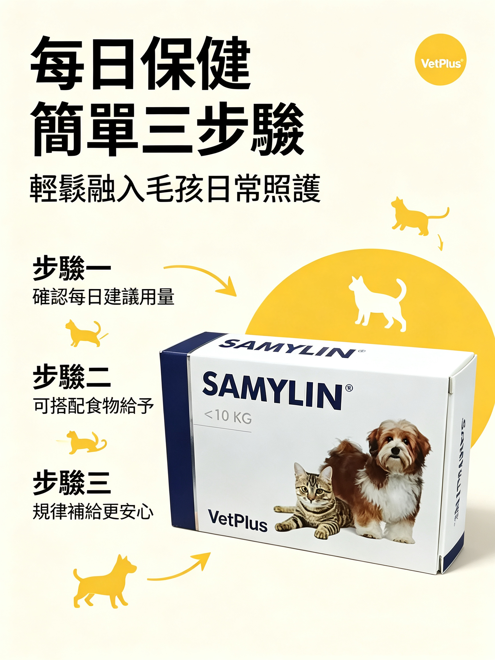 SAMYLIN VetPlus 適肝能 小型犬專用 粉劑 肝臟護理 30粒/盒:圖片 2