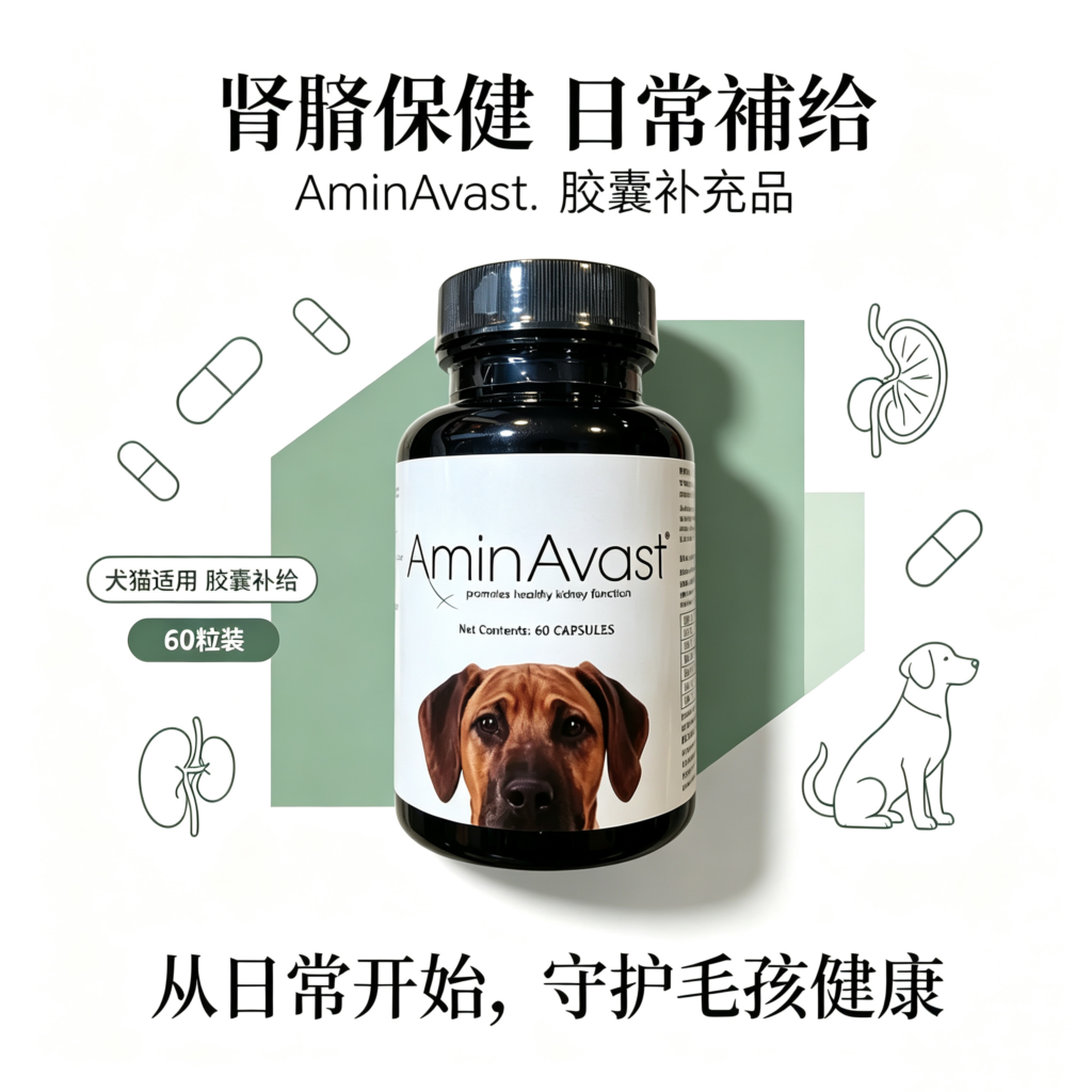 AminAvast (RenAvast) 中/ 大型犬用 犬用腎臟保健補充劑 保健 60顆